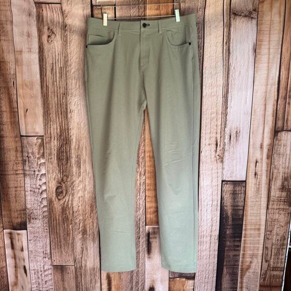 Public Rec All Day Every Day Pants Gray Stretch Size 36 Versatile Casual Classic - Picture 1 of 9
